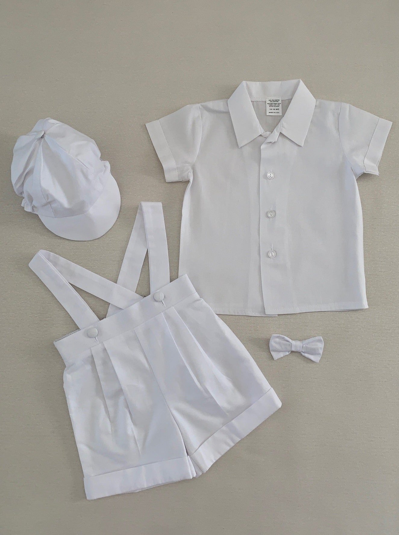 Cotton Suspender Short Set