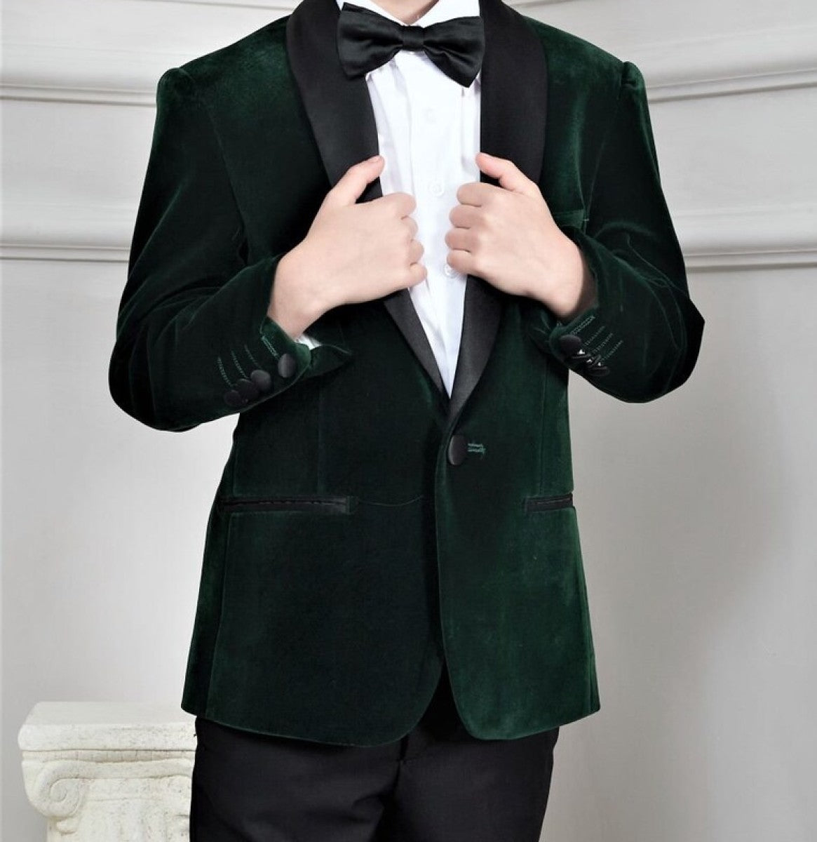 Velvet Jacket Hunter Green