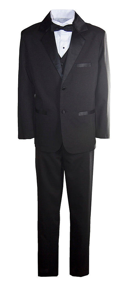 Black Regular Fit 5pc Tuxedo