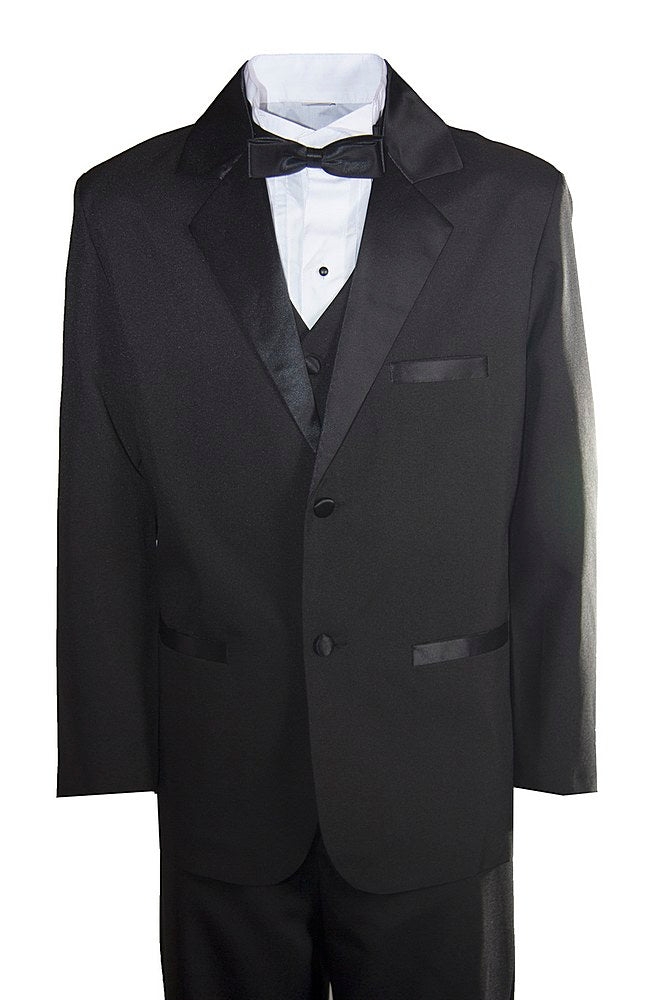 Black Regular Fit 5pc Tuxedo