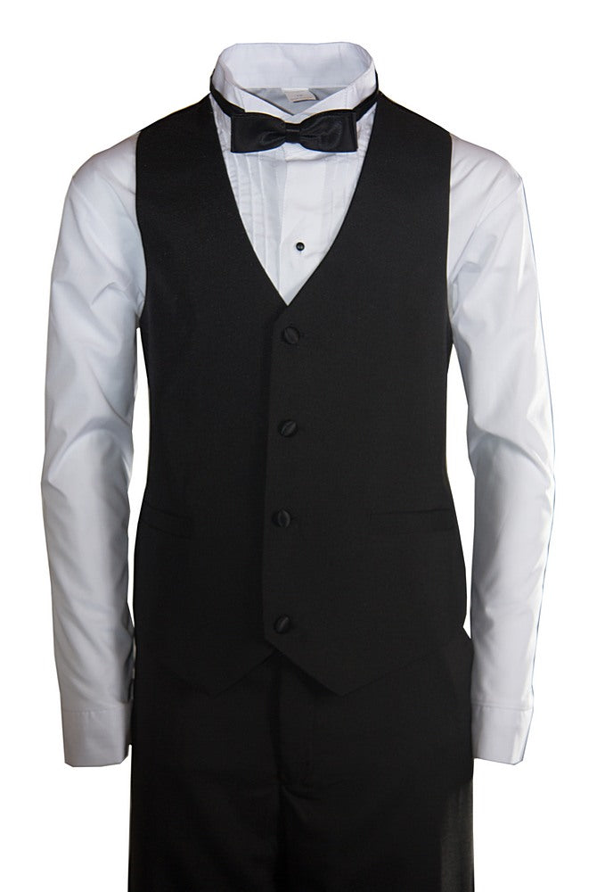 Black Regular Fit 5pc Tuxedo