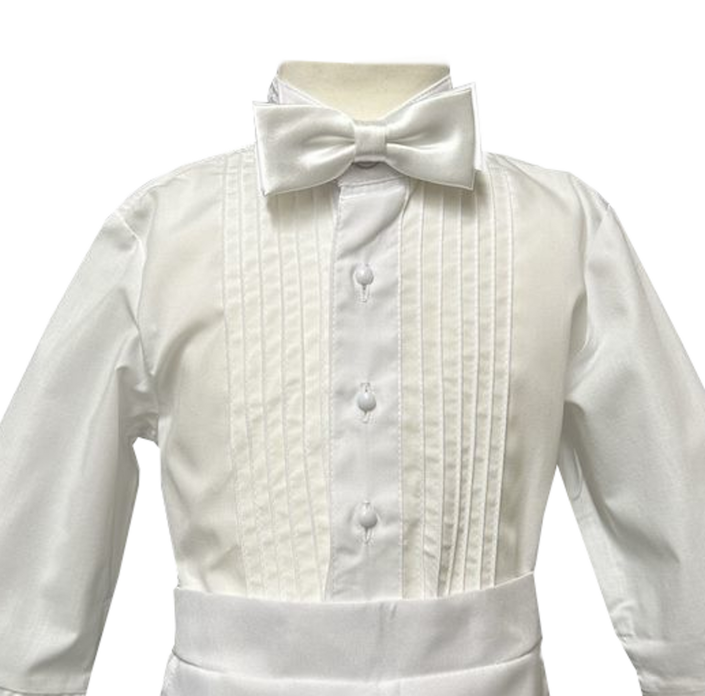 White Regular Fit 5pc Tuxedo