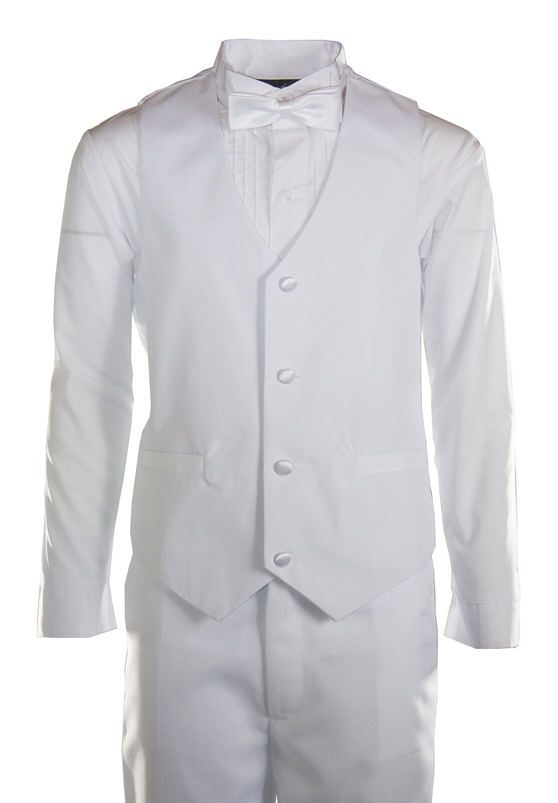 White Regular Fit 5pc Tuxedo