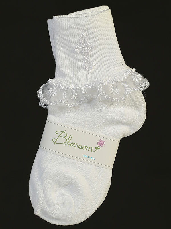 Girl's Christening Socks