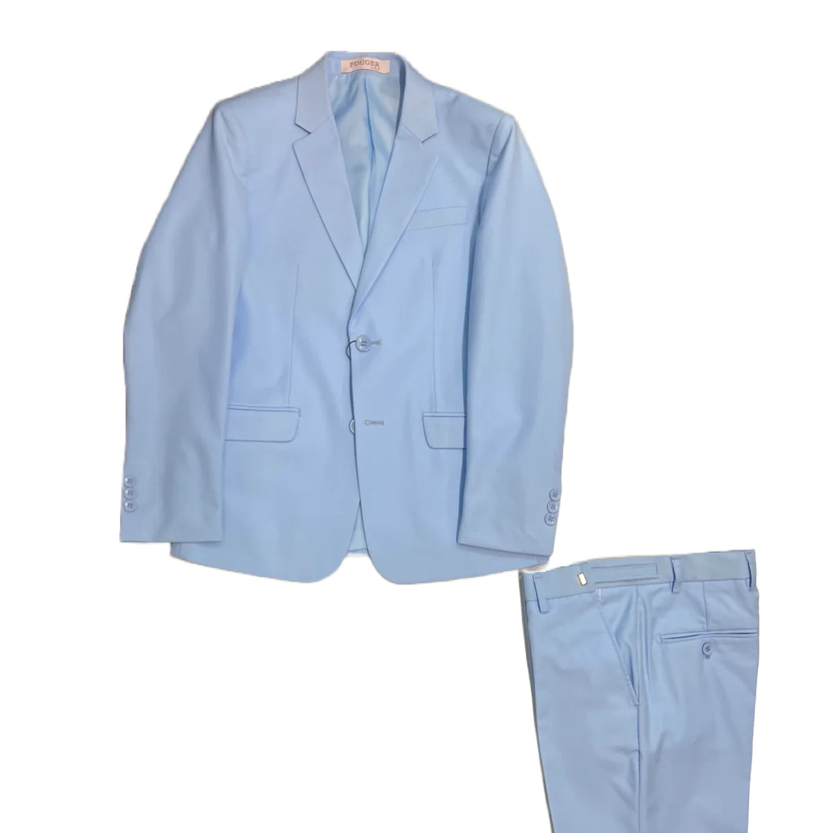 Light Blue Slim Fit Deluxe