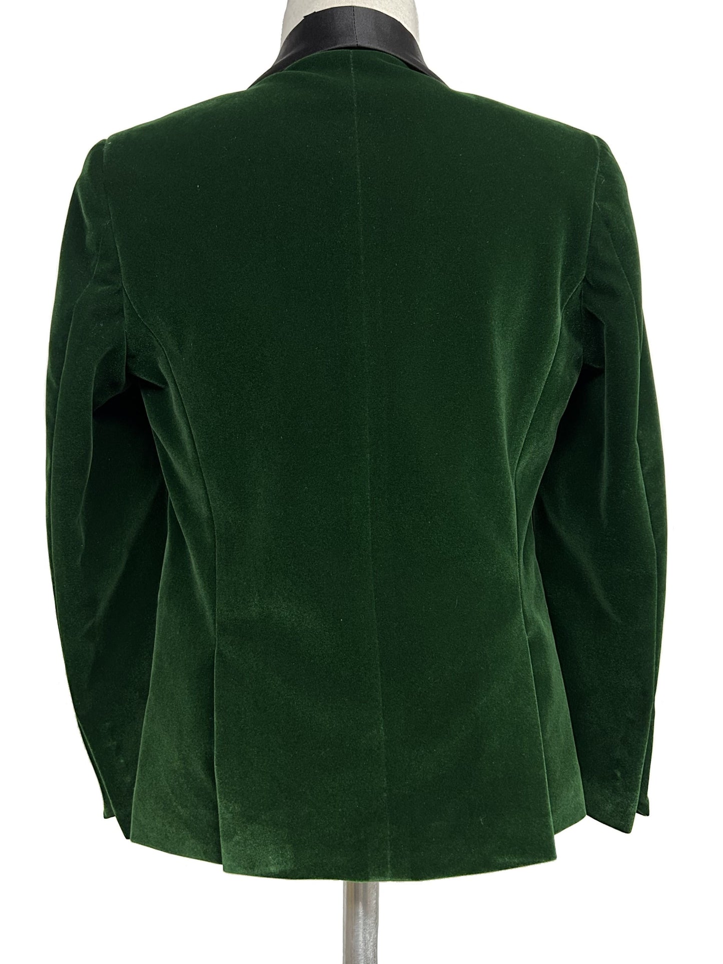 Velvet Jacket Hunter Green