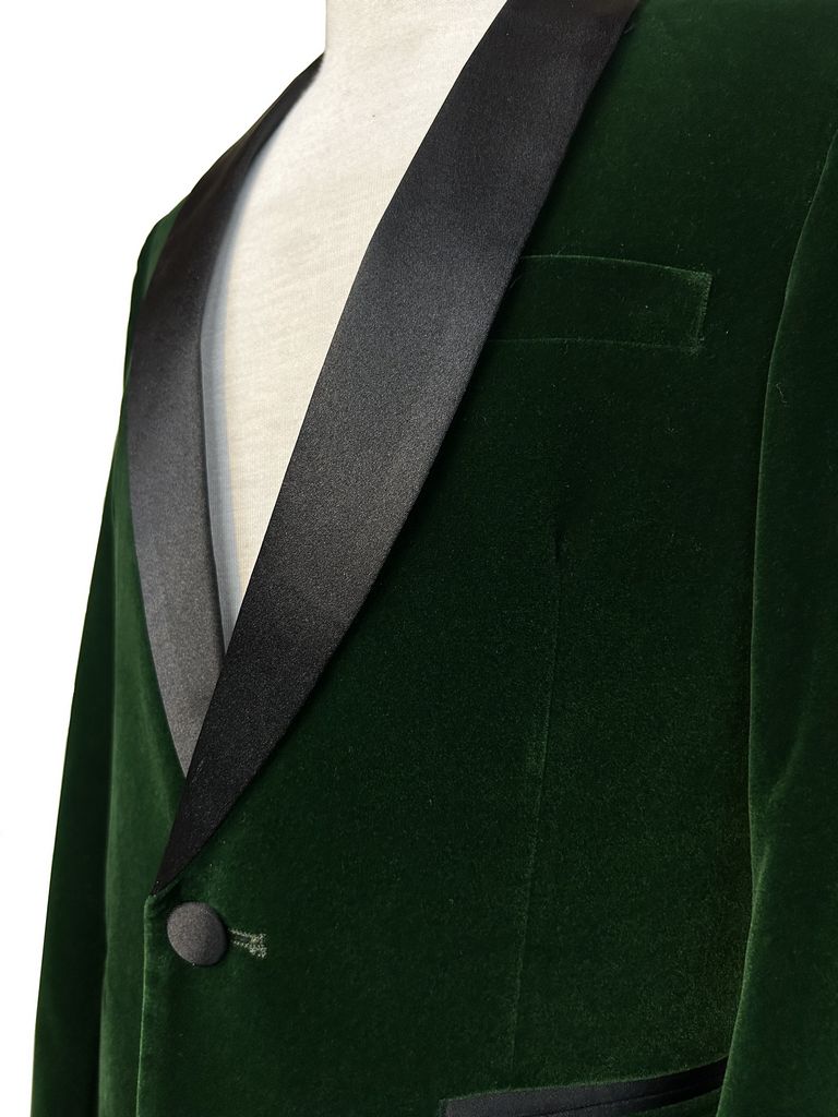 Velvet Jacket Hunter Green