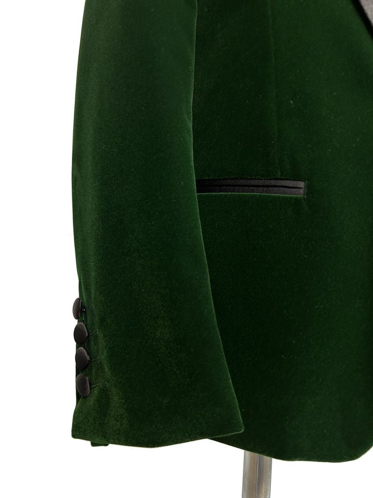 Velvet Jacket Hunter Green