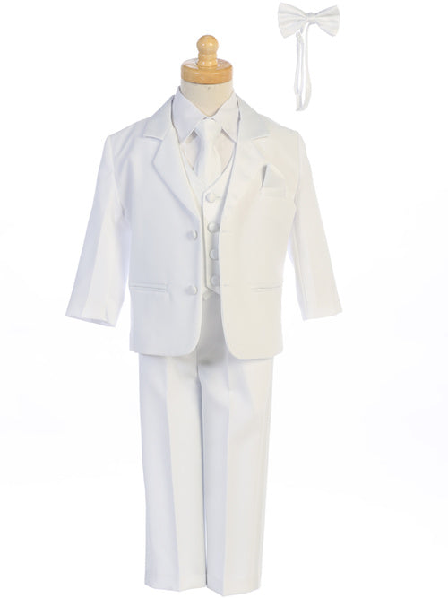 White Regular Fit 7pc Tuxedo