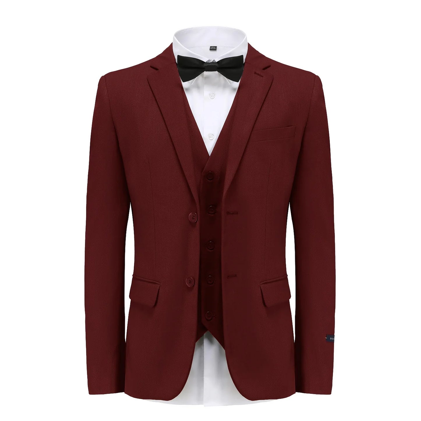 Slim Fit Burgundy