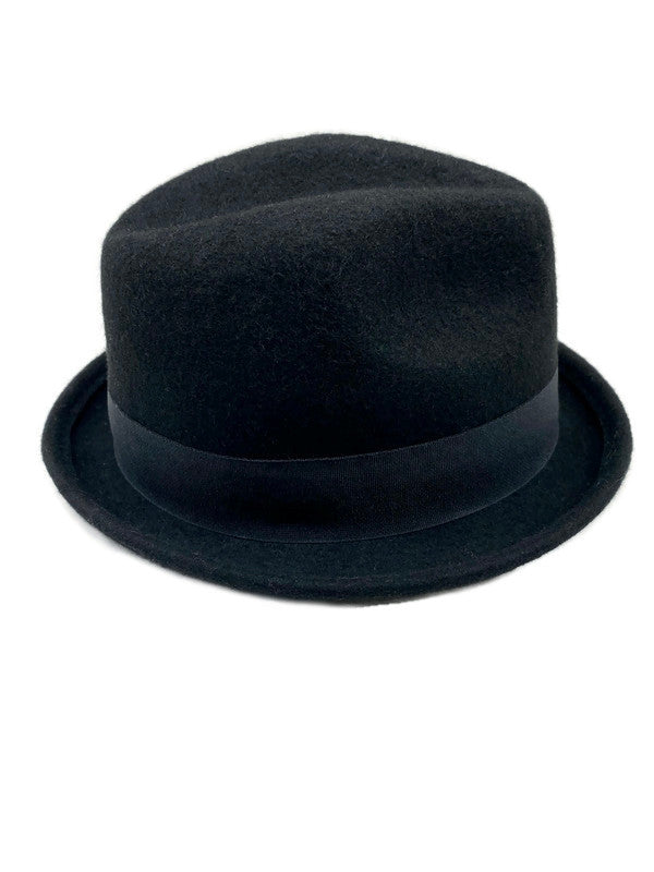 Classic Fedora/Trilby Wool Hat Black