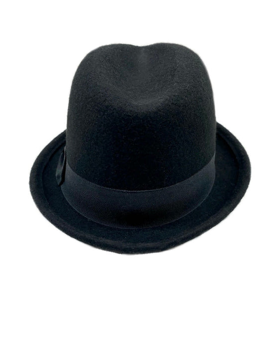 Classic Fedora/Trilby Wool Hat Black