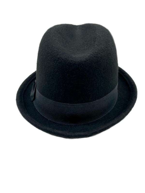 Classic Fedora/Trilby Wool Hat Ivory