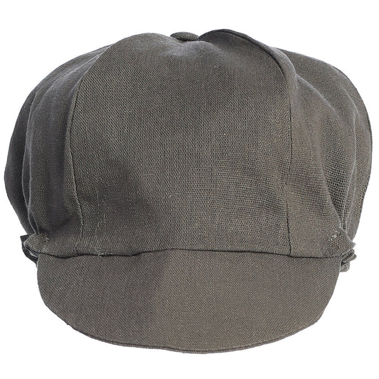 Boys Linen Hat Charcoal