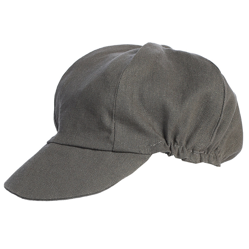 Boys Linen Hat Black