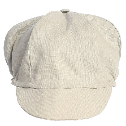 Boys Linen Hat Light Grey