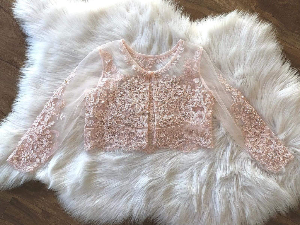 Lace Bolero White