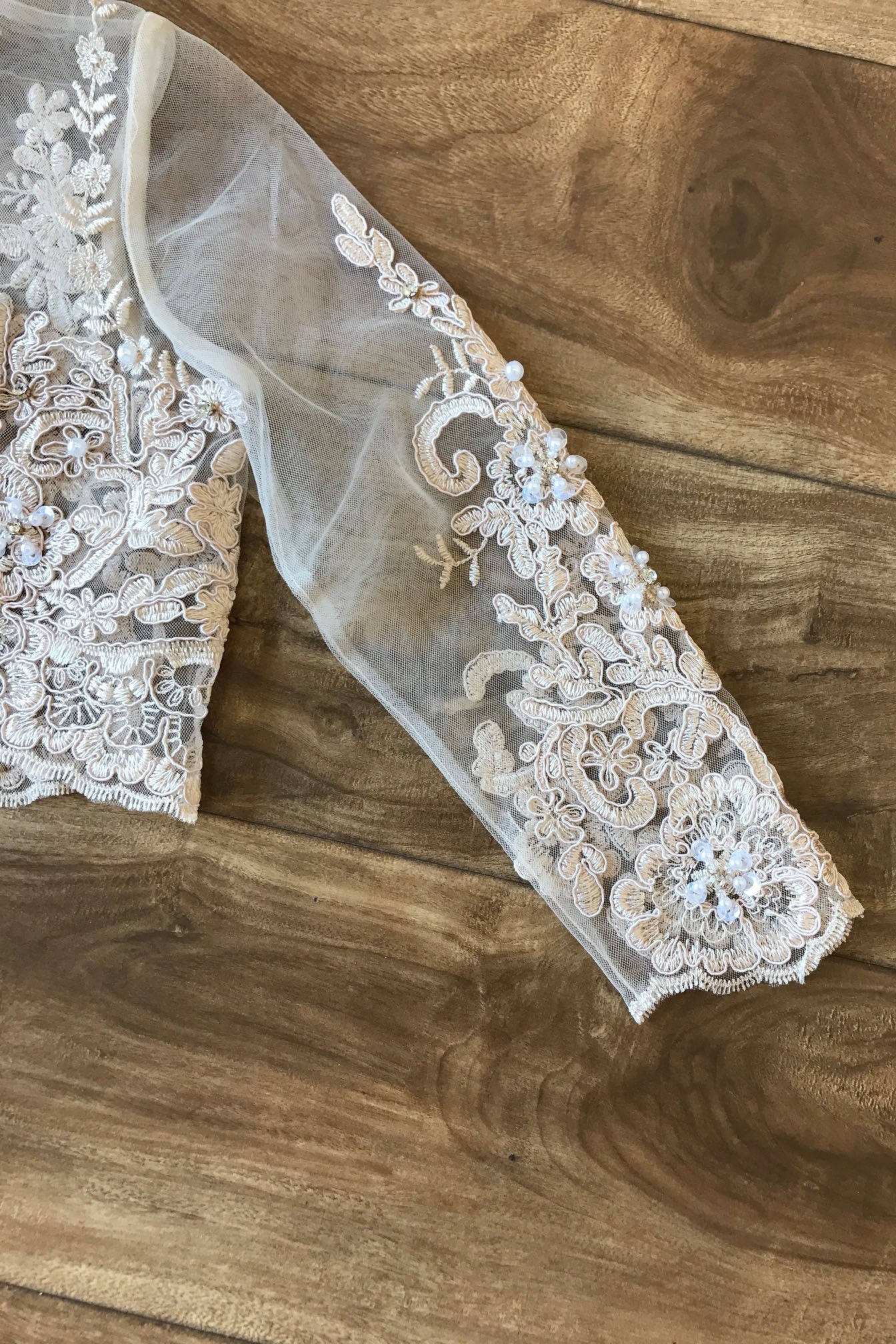 Lace Bolero White