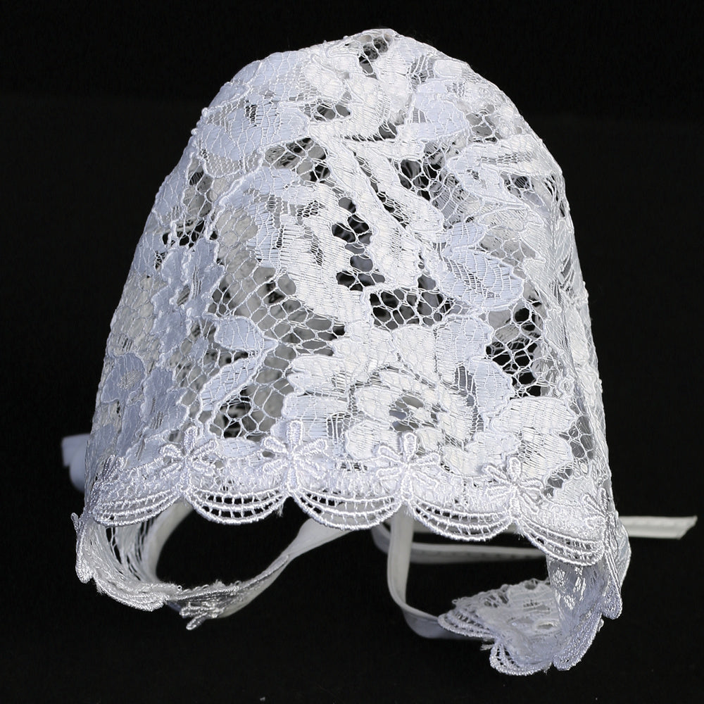 Girls Lace Bonnet