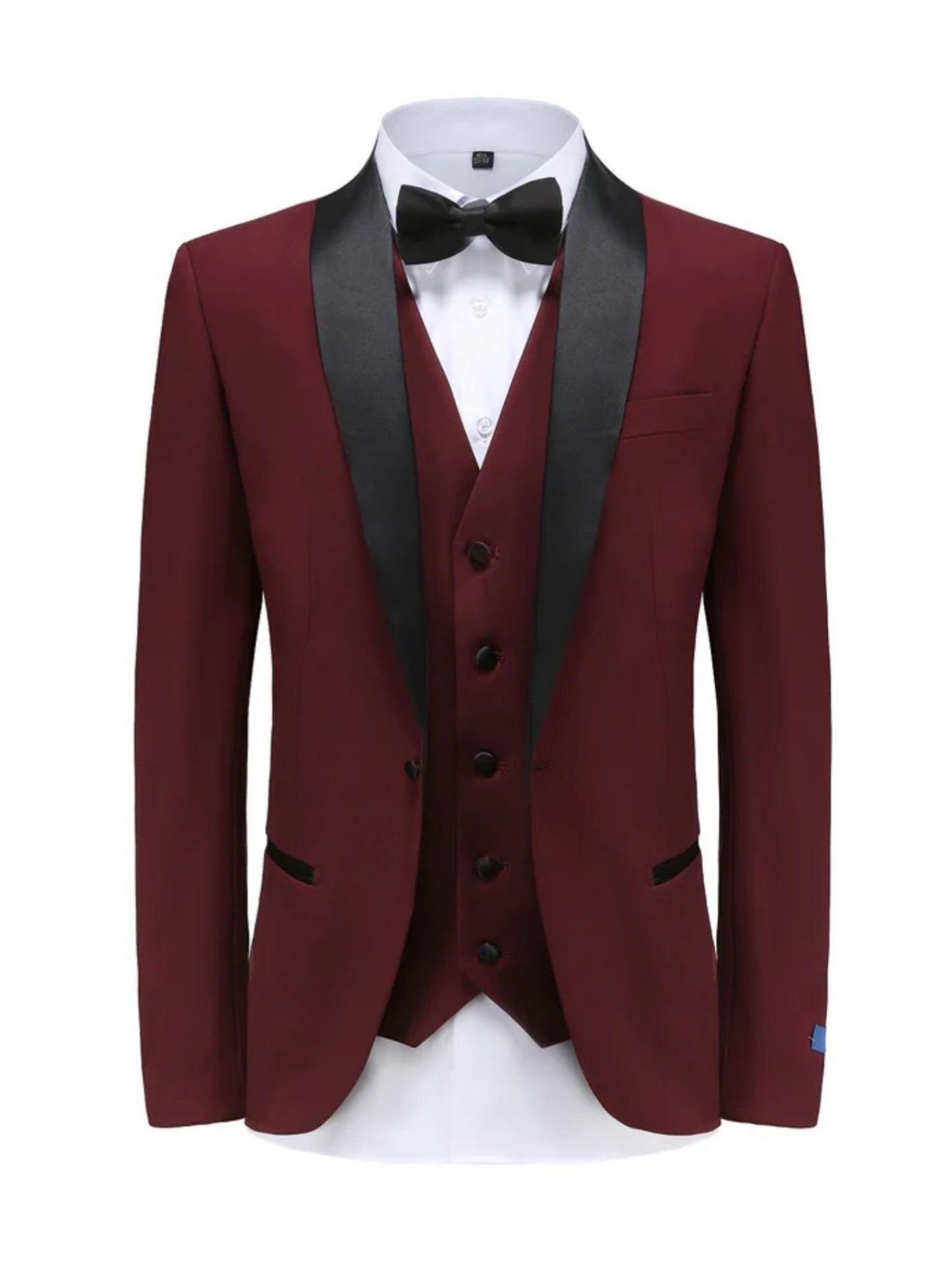 Slim Fit Burgundy