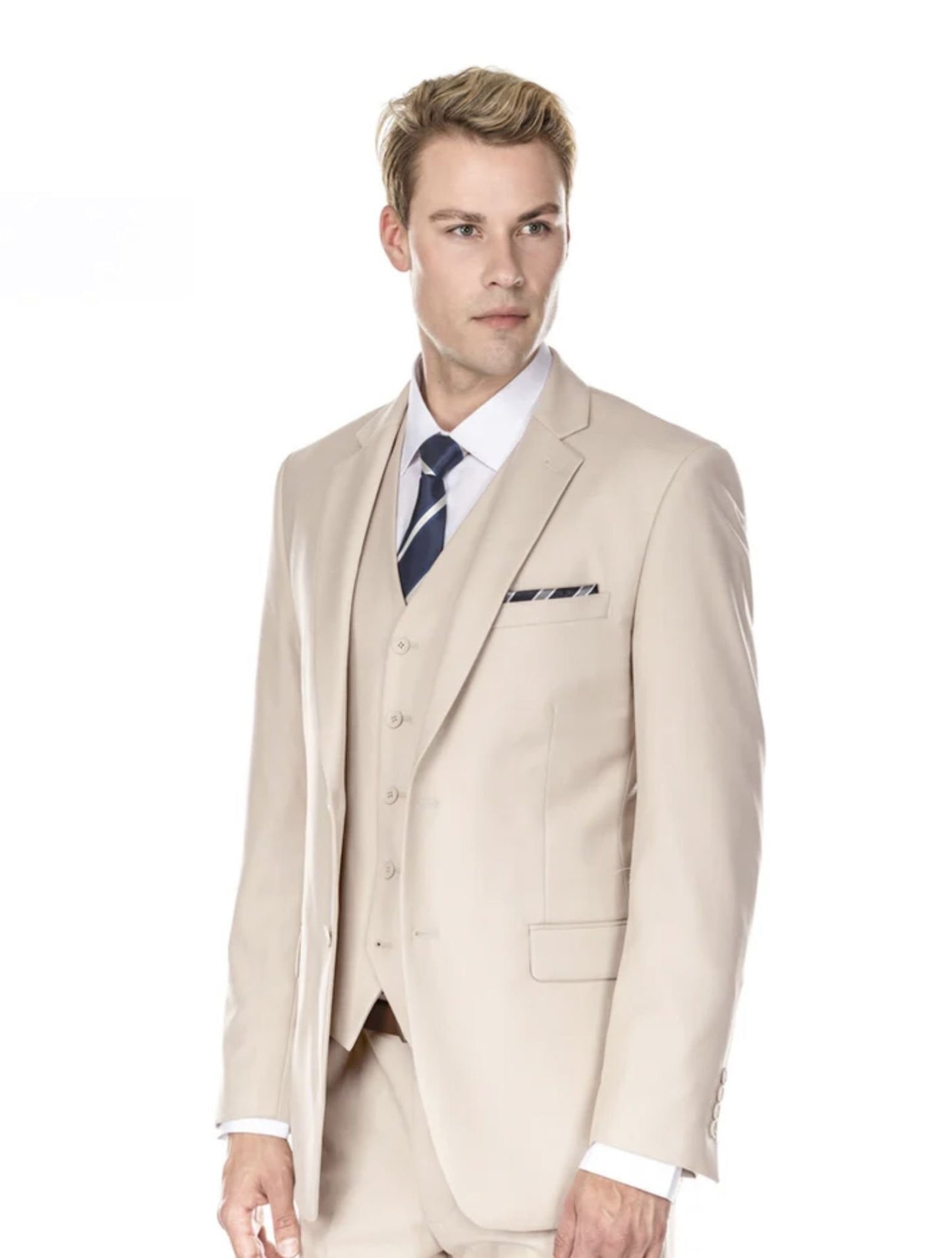 Slim Fit Light Beige