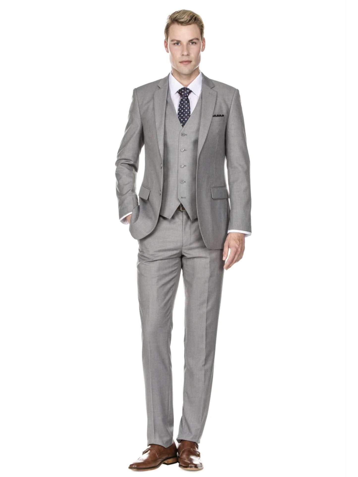 Slim Fit Light Grey