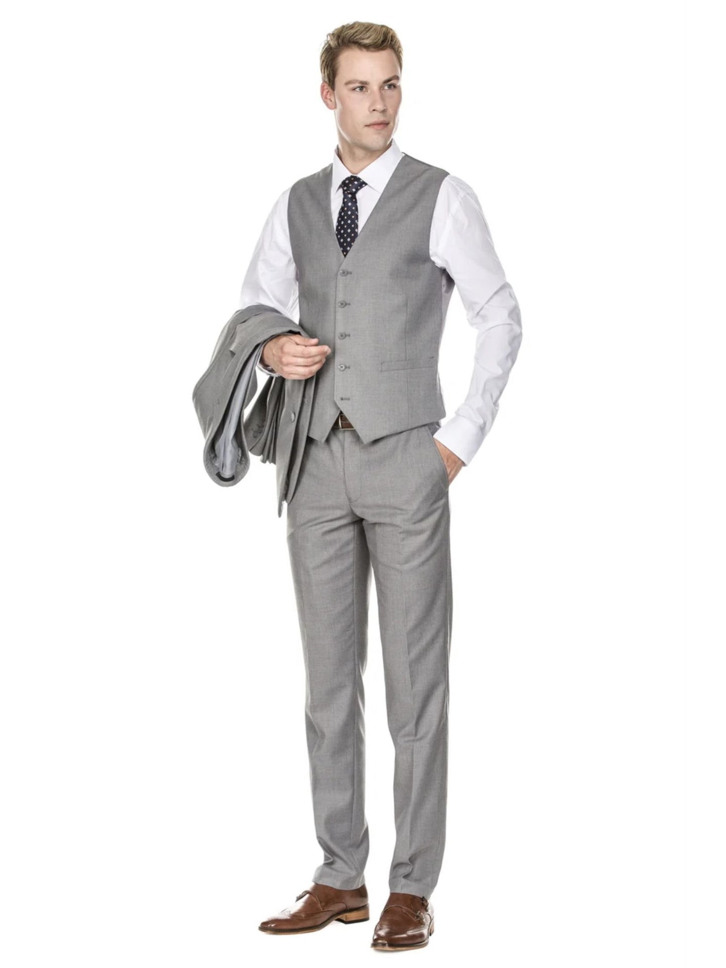 Slim Fit Light Grey