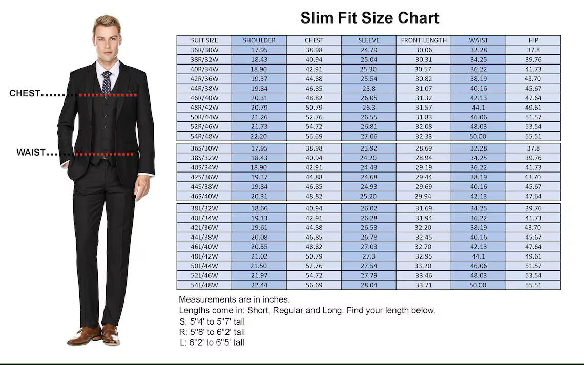 Slim Fit Black