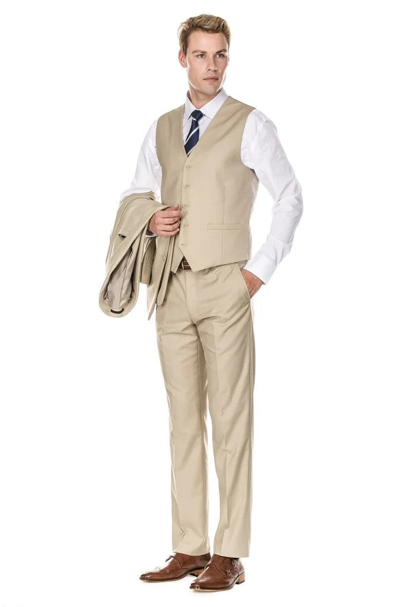 Slim Fit Tan Beige