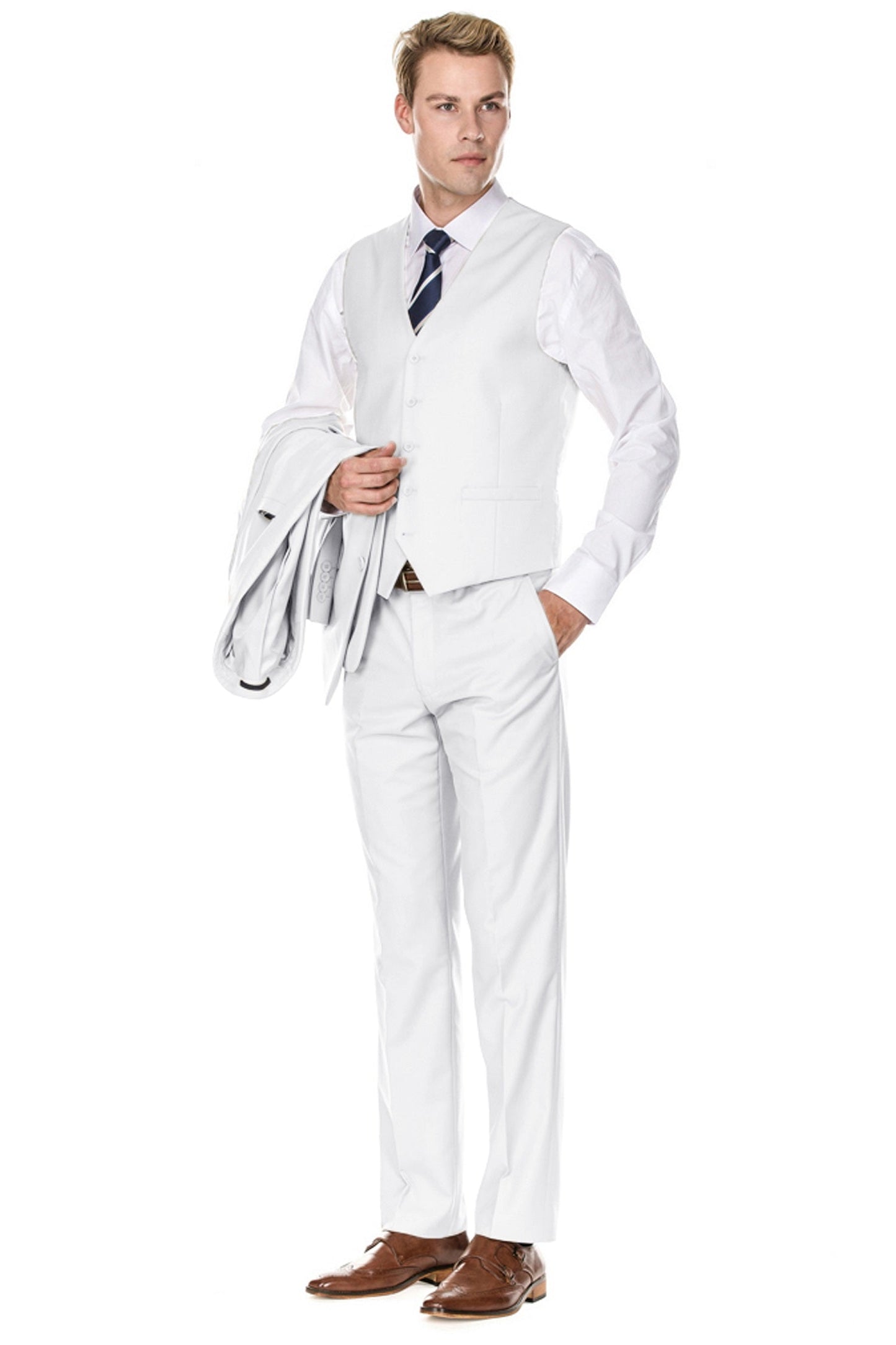 Slim Fit White