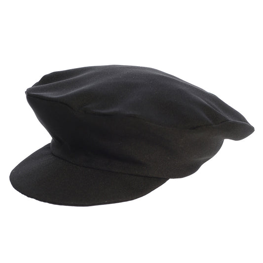 Boys Poly Poplin Hat Black