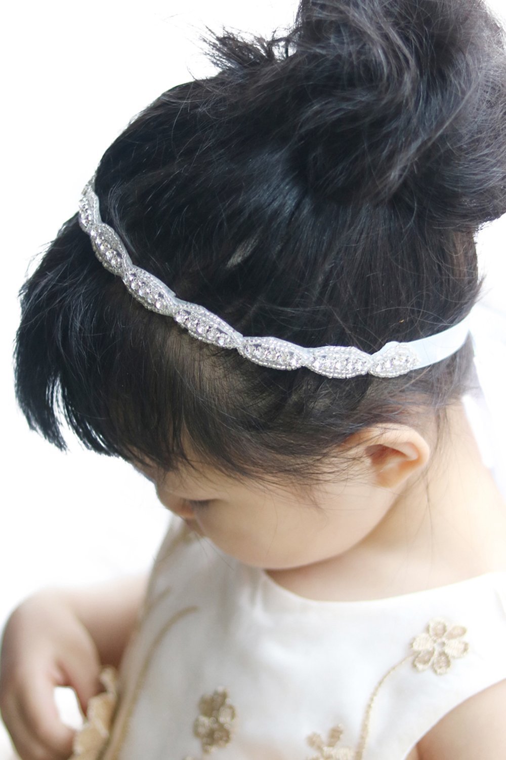 Ribbon Rhinestone Headband