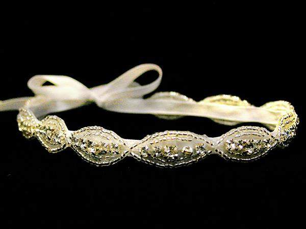 Ribbon Rhinestone Headband