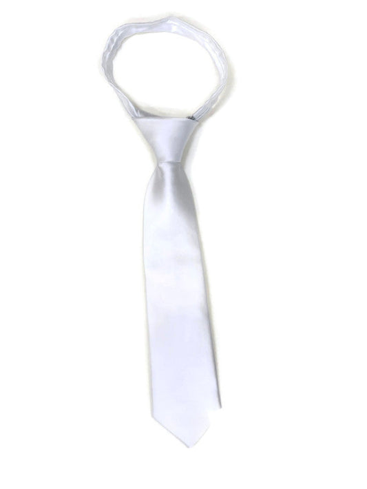 Boys White Tie