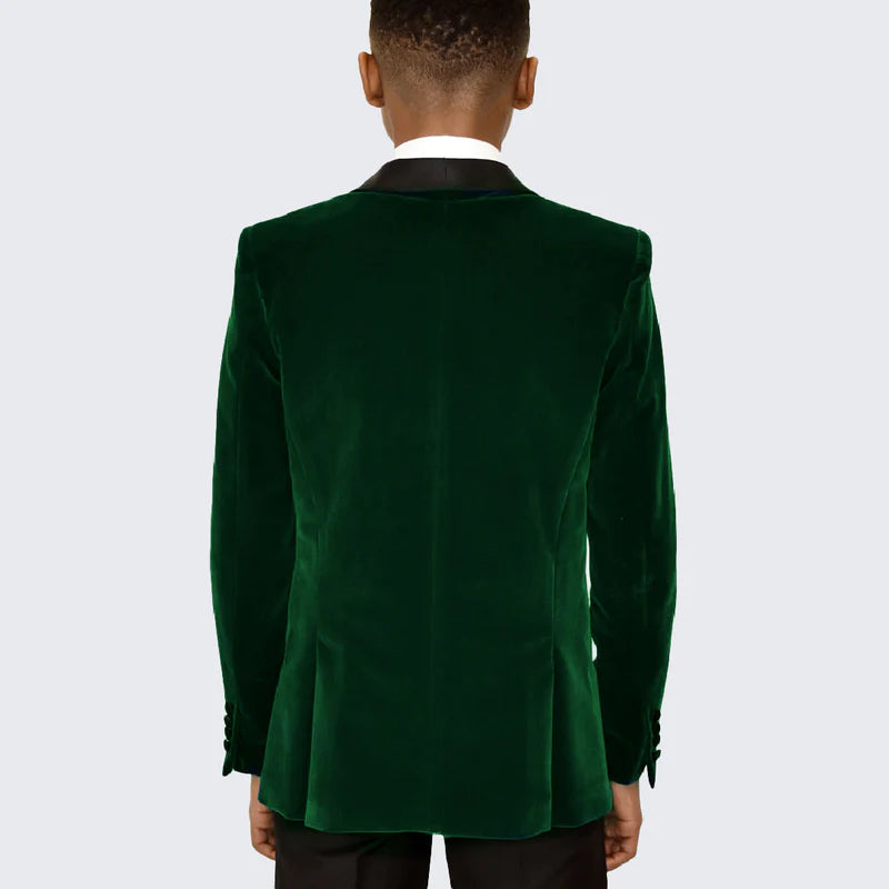 Velvet Jacket Hunter Green